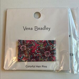 Vera Bradley Pink Floral Hair Pins